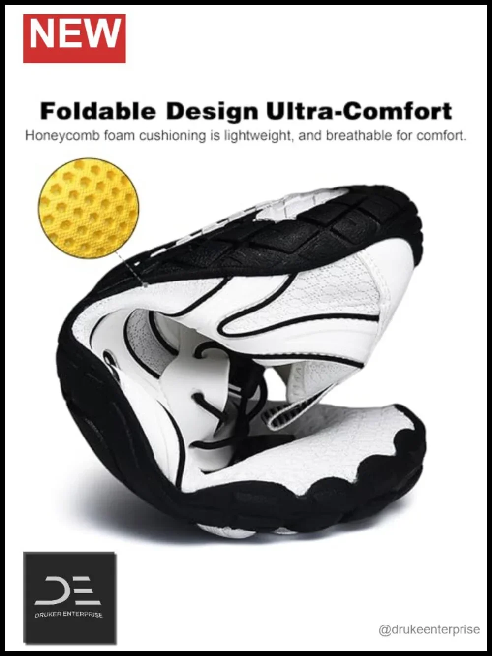 Breathable Quick-Dry Water Shoes with Rubber Outsole